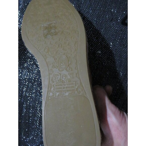 Chelsea + Crew Black Label Mel Tan Leather espadrille slide mules 38 or US 8 - Picture 9 of 12